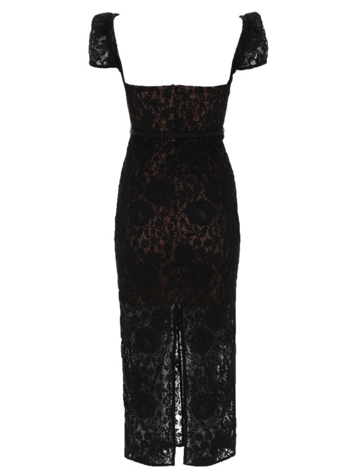 SELF-PORTRAIT LACE MIDI DRESS