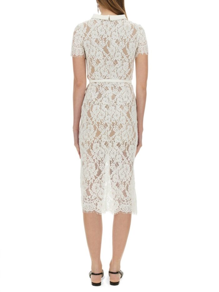 SELF-PORTRAIT LACE MIDI DRESS