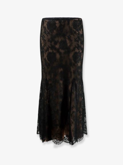 SELF PORTRAIT Lace Midi Skirt