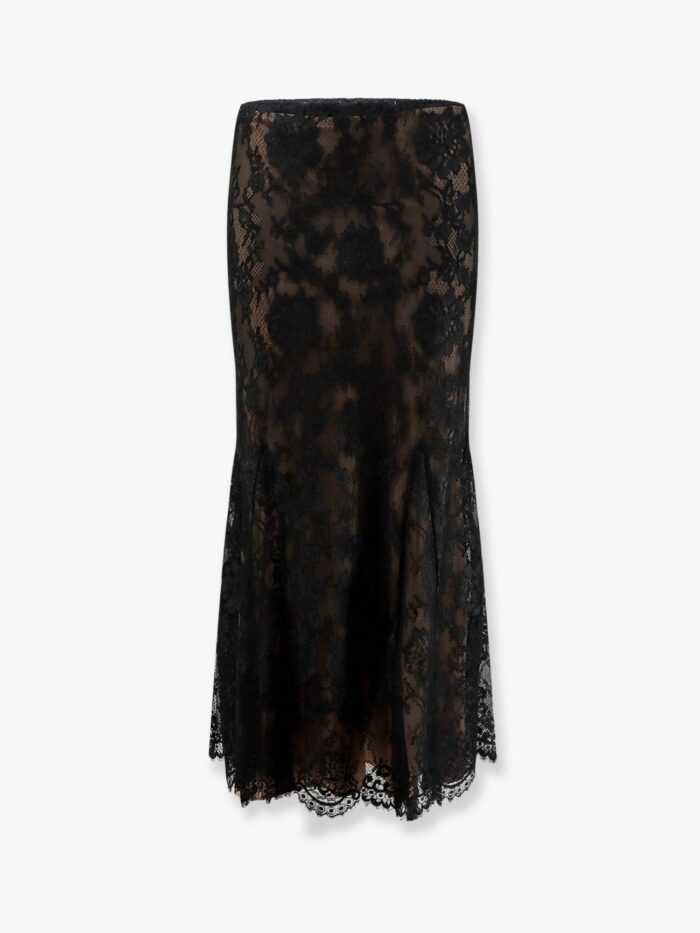 self portrait lace midi skirt SELF PORTRAIT Lace Midi Skirt