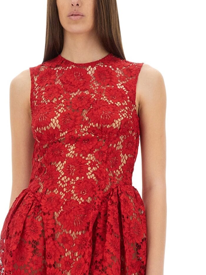 SELF-PORTRAIT LACE MINI DRESS
