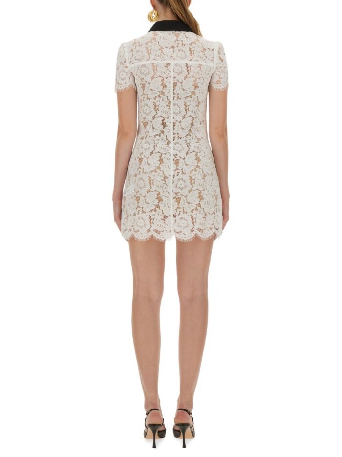 SELF-PORTRAIT LACE MINI DRESS