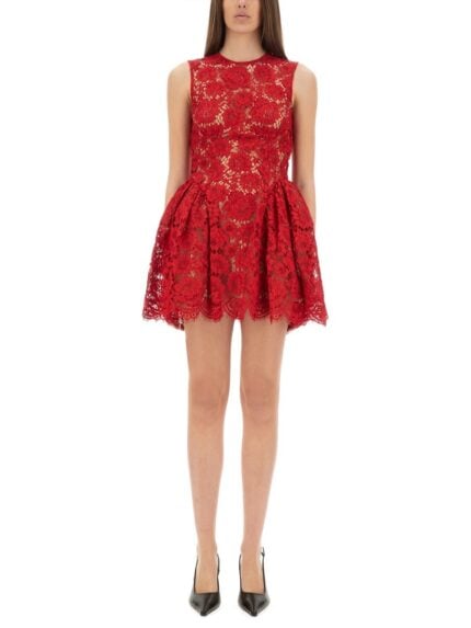 SELF-PORTRAIT LACE MINI DRESS