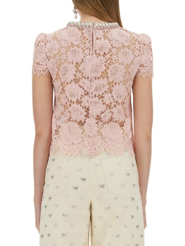SELF-PORTRAIT LACE TOP