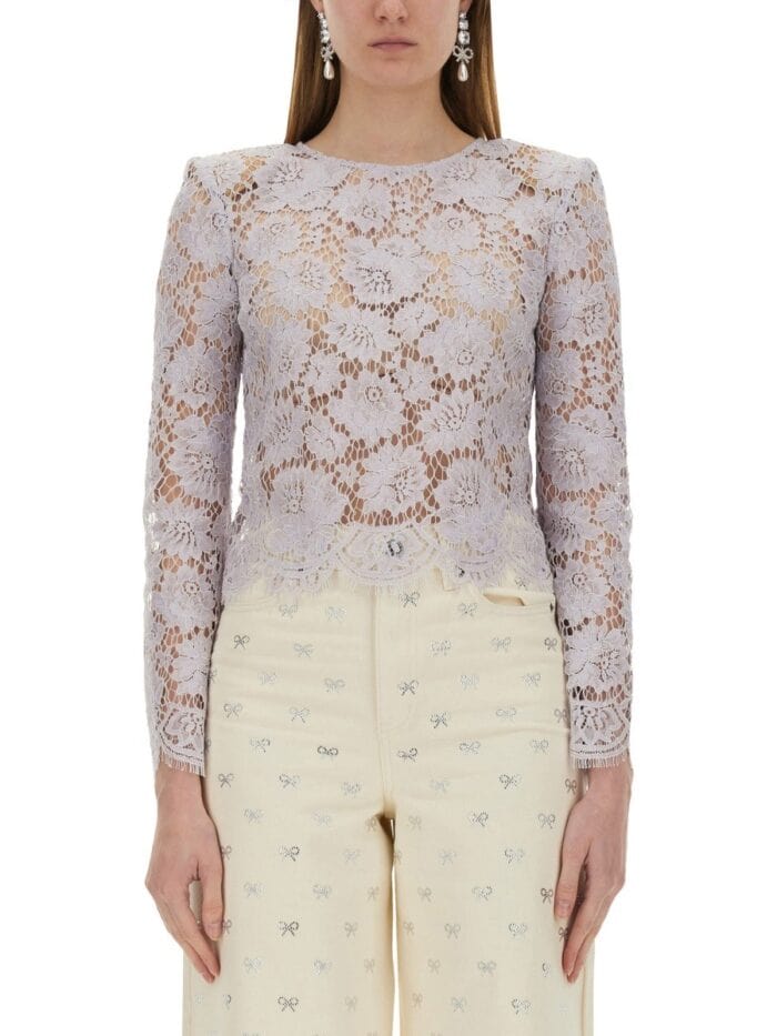 SELF-PORTRAIT LACE TOP