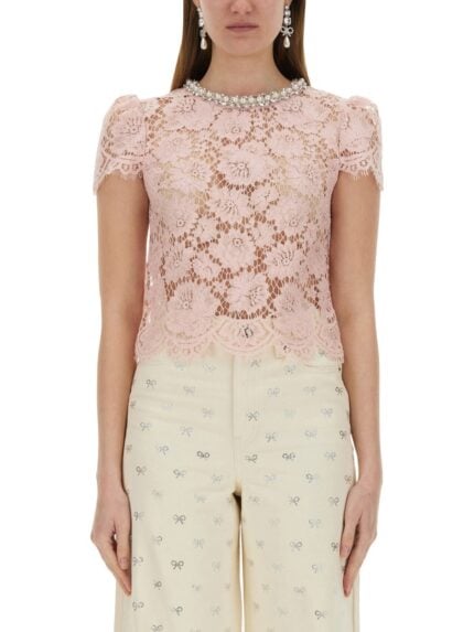 SELF-PORTRAIT LACE TOP