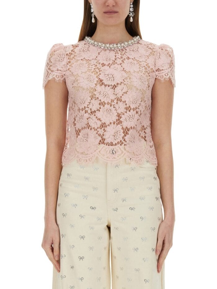 SELF-PORTRAIT LACE TOP