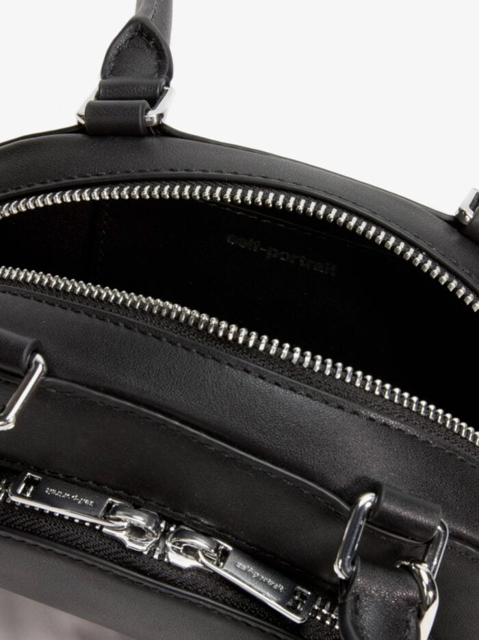 SELF PORTRAIT Leather Shoulder Bag With Charms