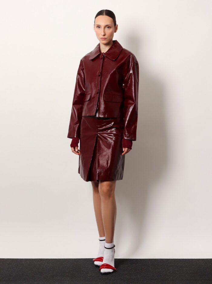 SELF PORTRAIT Leather Skirt