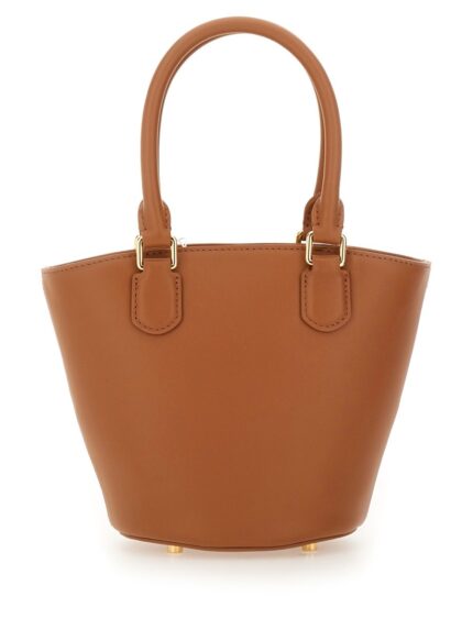 SELF-PORTRAIT LEATHER TOTE BAG WITH CHARM