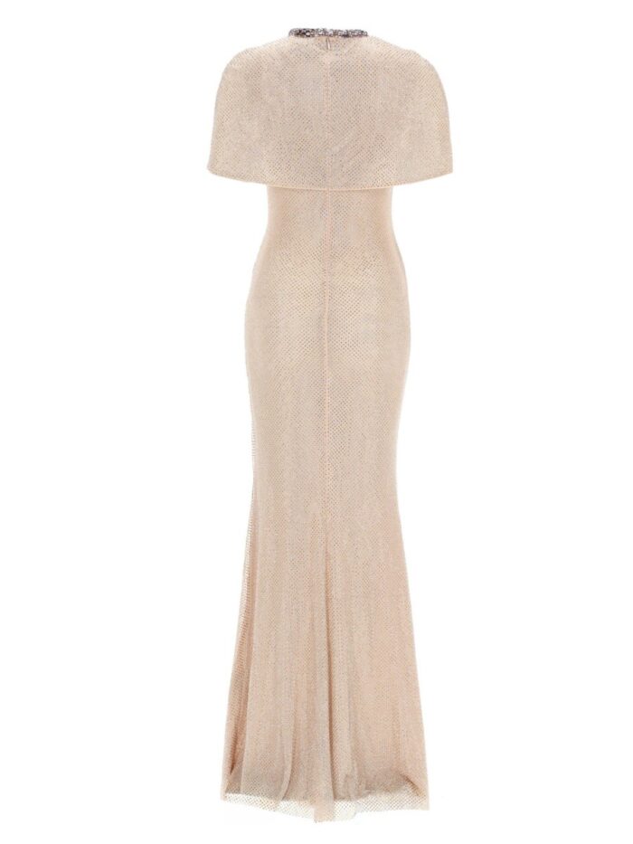 SELF-PORTRAIT LONG DRESS WITH CRYSTALS