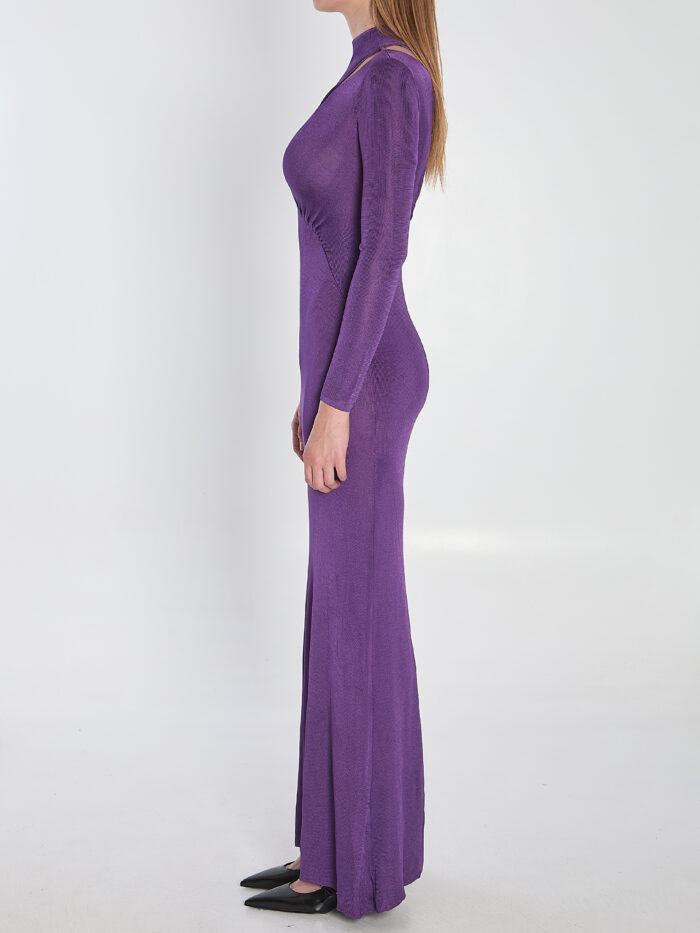 Self Portrait Long dress with cut-out