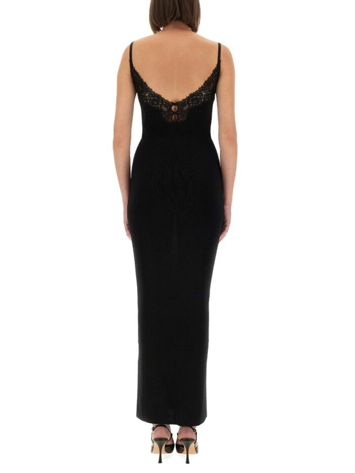 SELF-PORTRAIT LONG KNIT DRESS