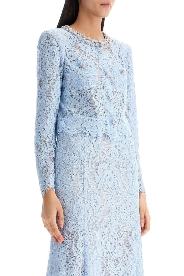 SELF PORTRAIT Long-sleeved Lace Top For Women