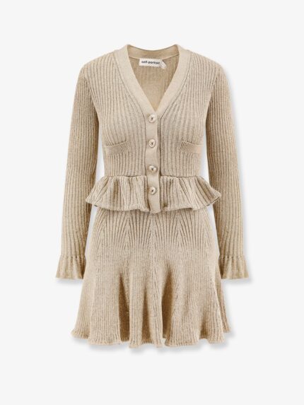 SELF PORTRAIT Lurex Short Dress