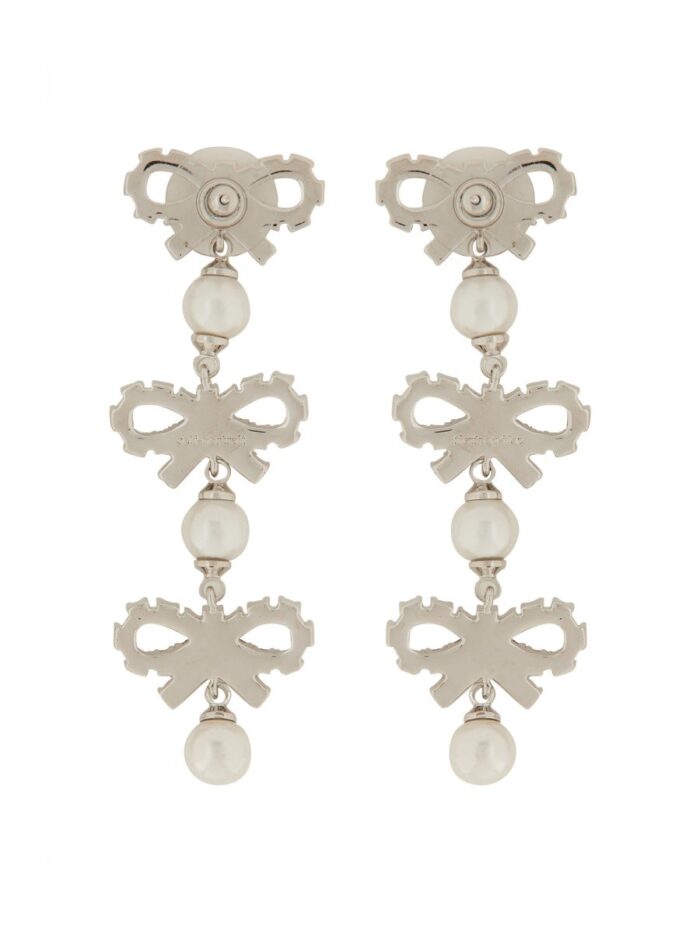SELF-PORTRAIT MICRO BOW EARRINGS