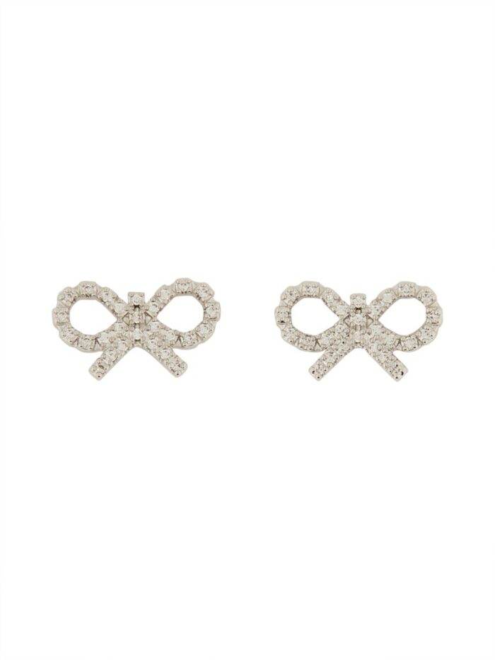 SELF-PORTRAIT MICRO BOW EARRINGS