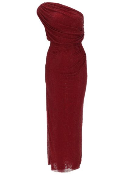 SELF-PORTRAIT MIDI DRESS WITH RHINESTONES