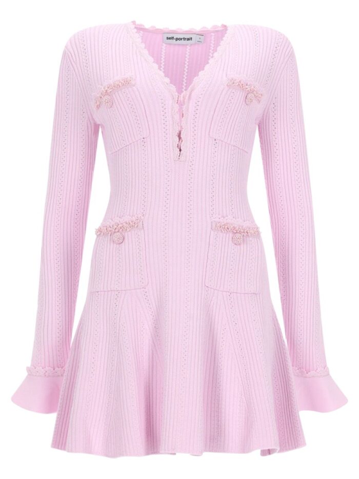 SELF-PORTRAIT MINI DRESS WITH BEADS