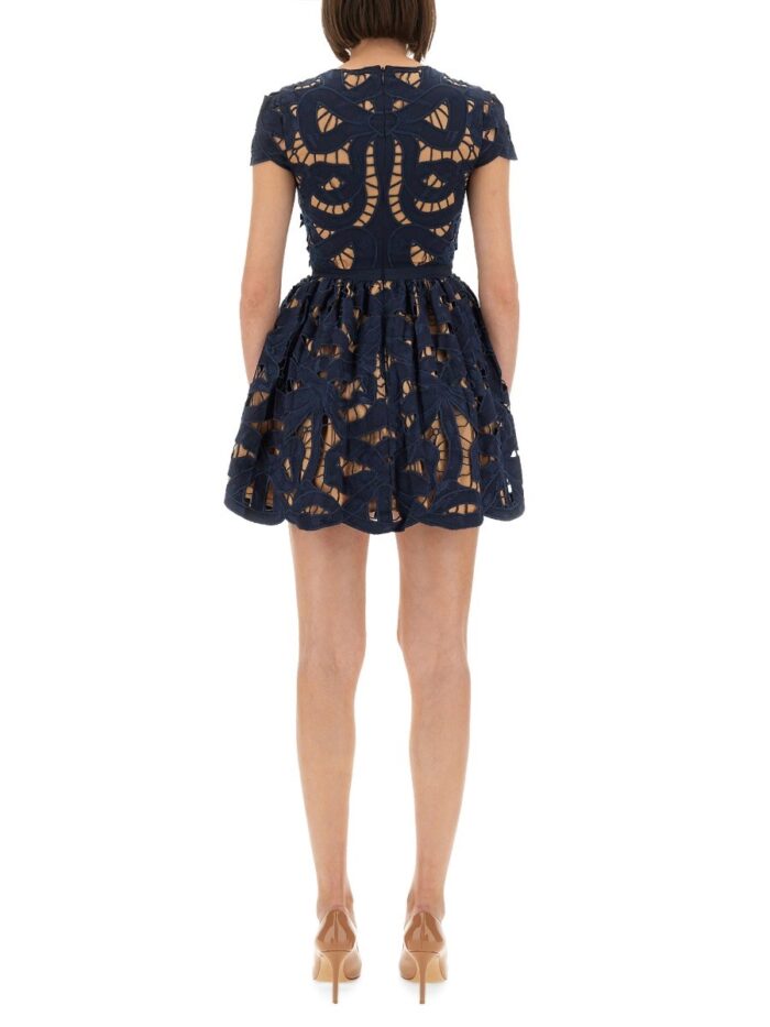 SELF-PORTRAIT MINI DRESS WITH BOW