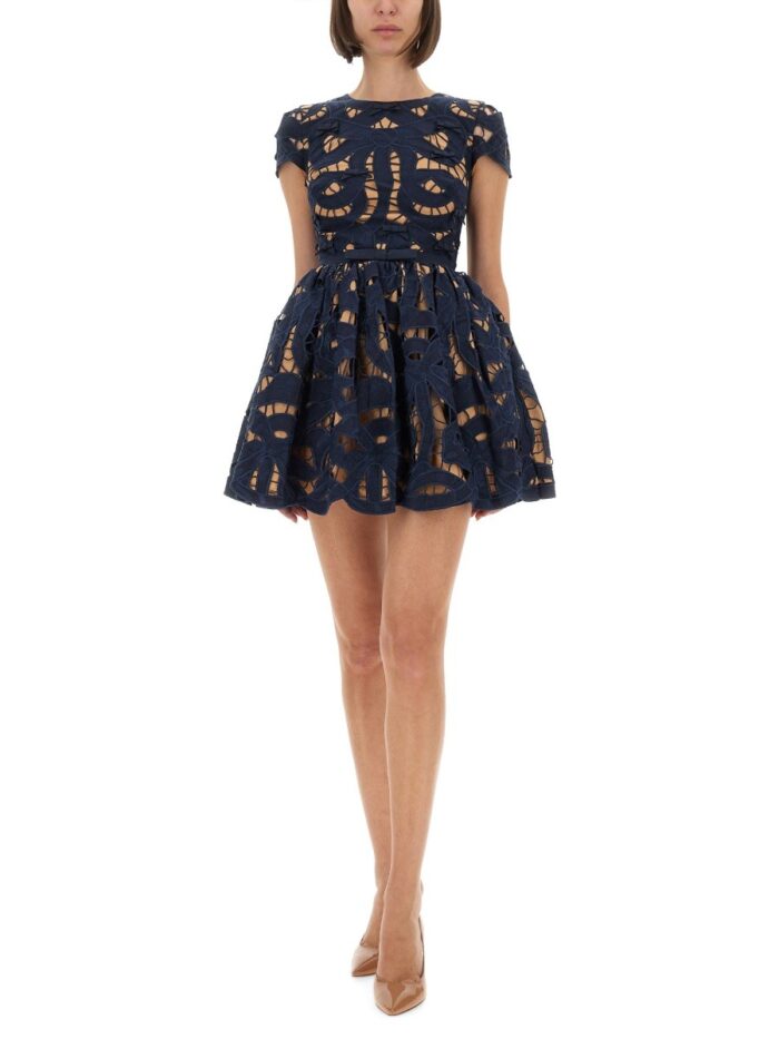 SELF-PORTRAIT MINI DRESS WITH BOW