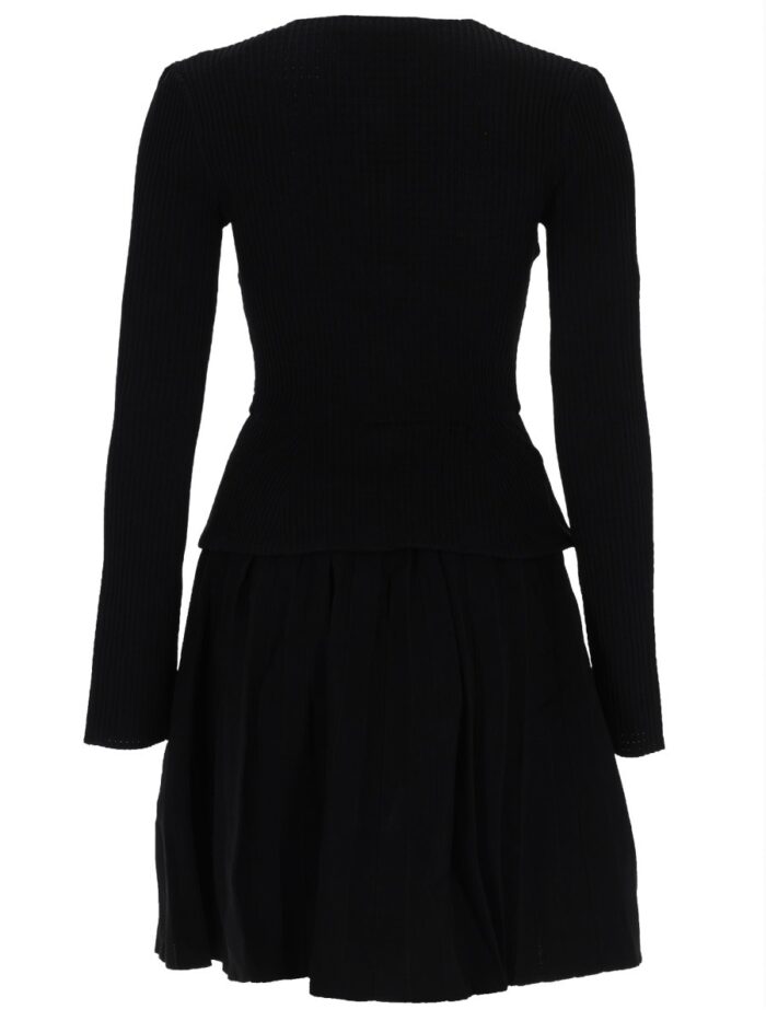 SELF-PORTRAIT MINI DRESS WITH CONTRASTING COLLAR