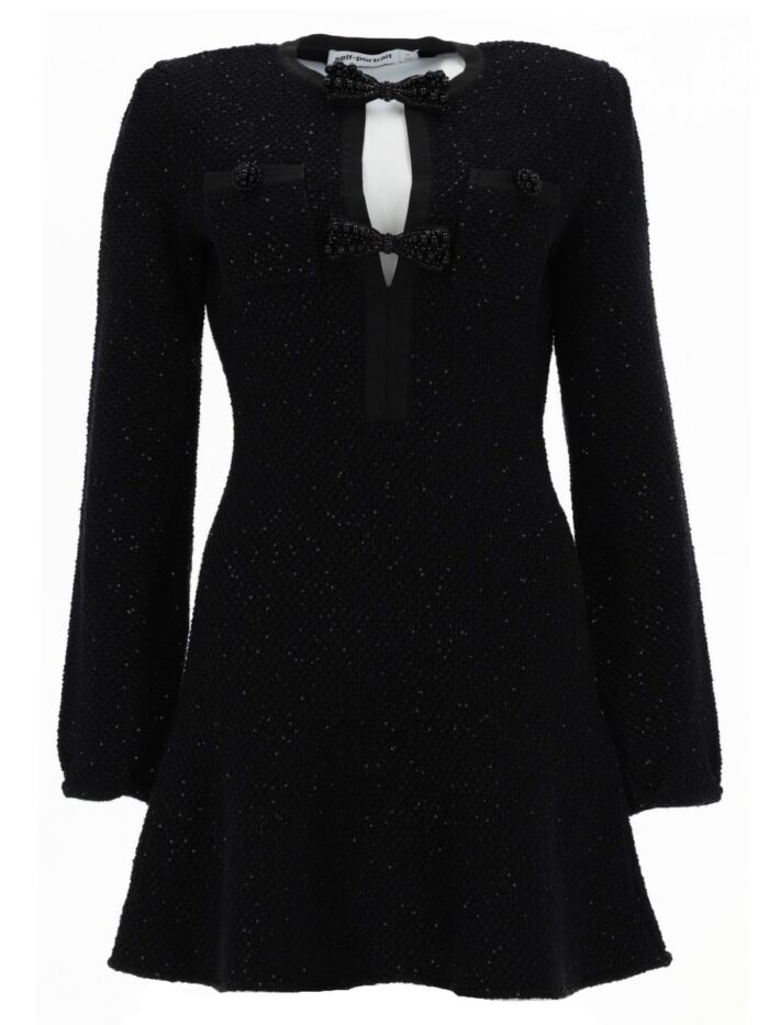 SELF-PORTRAIT MINI DRESS WITH CUT-OUT