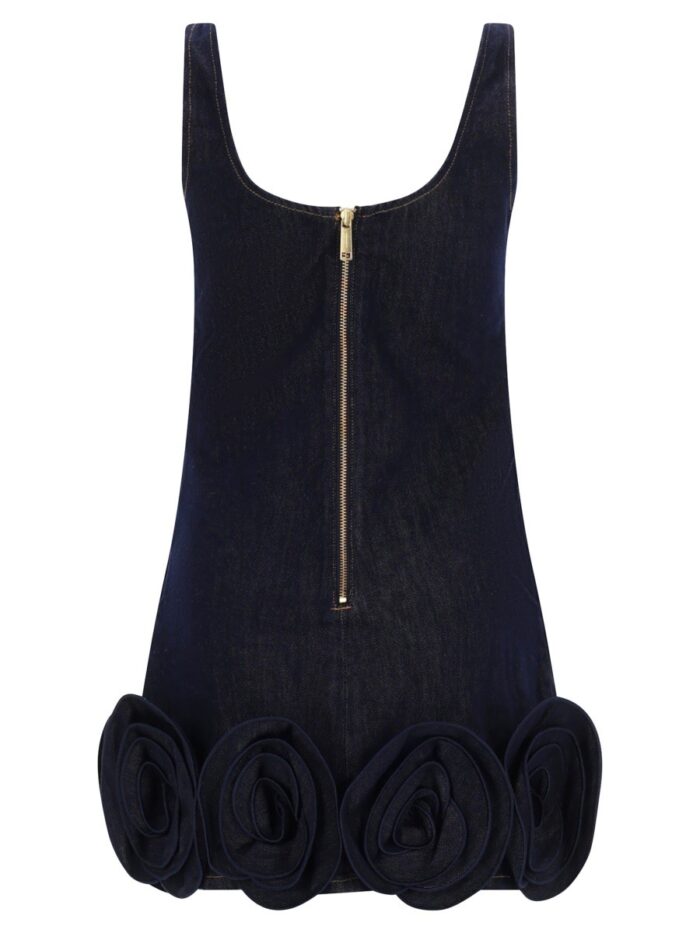 SELF-PORTRAIT MINI DRESS WITH FLORAL DETAILS