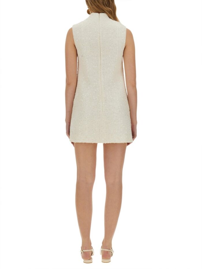 SELF-PORTRAIT MINI DRESS WITH FLORAL PATTERN