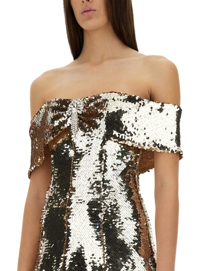 SELF-PORTRAIT MINI DRESS WITH SEQUINS