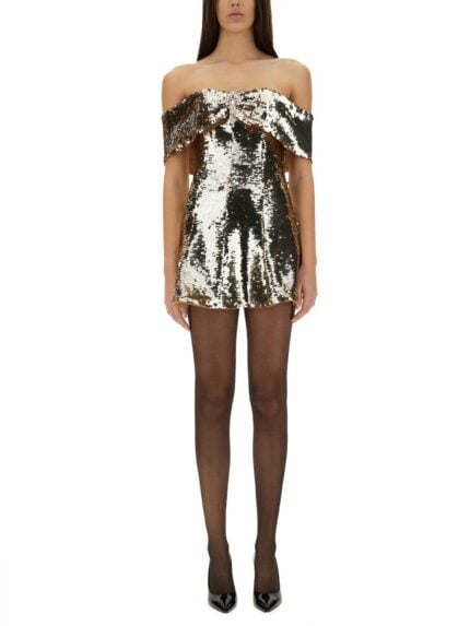 SELF-PORTRAIT MINI DRESS WITH SEQUINS