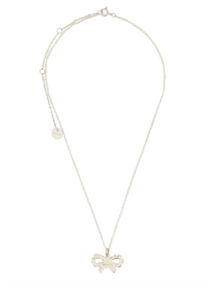 SELF-PORTRAIT NECKLACE WITH BOW