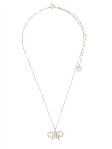 SELF-PORTRAIT NECKLACE WITH BOW
