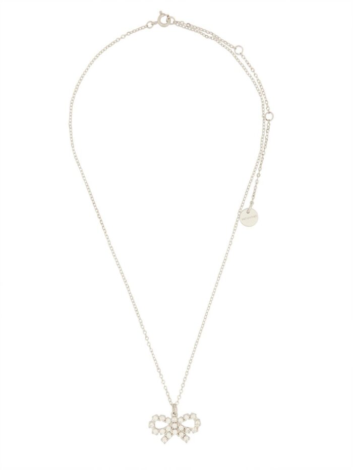 SELF-PORTRAIT NECKLACE WITH BOW
