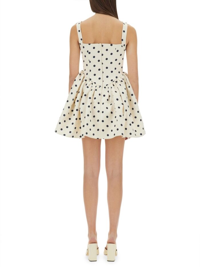 SELF-PORTRAIT "POLKA DOT" MINI DRESS