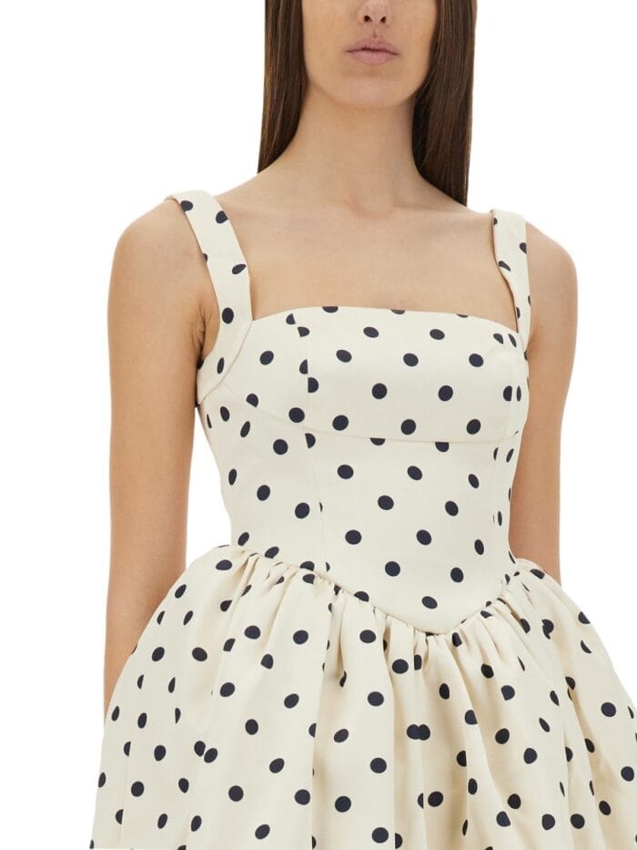 SELF-PORTRAIT "POLKA DOT" MINI DRESS