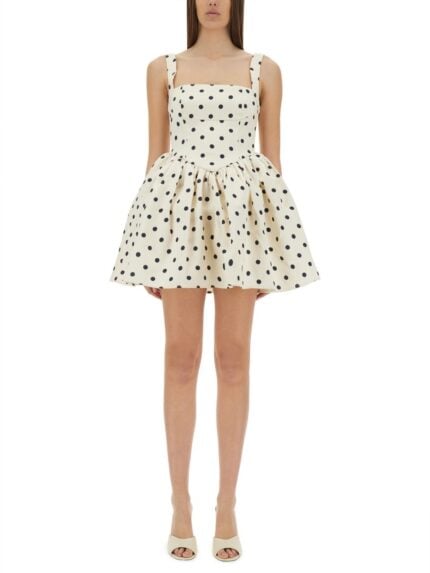 SELF-PORTRAIT "POLKA DOT" MINI DRESS