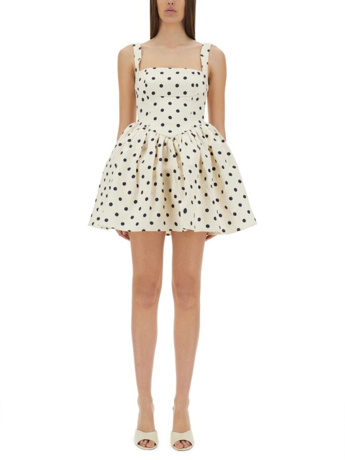 SELF-PORTRAIT "POLKA DOT" MINI DRESS