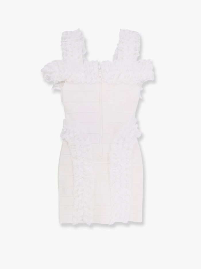 SELF PORTRAIT RESIDENCY Christopher Kane Residency Knitted Dress With Ruffles
