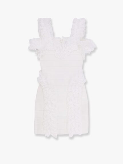 SELF PORTRAIT RESIDENCY Christopher Kane Residency Knitted Dress With Ruffles