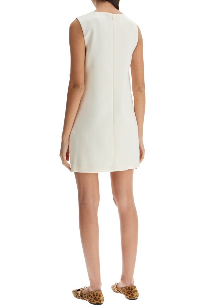 SELF PORTRAIT Satin Mini Dress With 3d