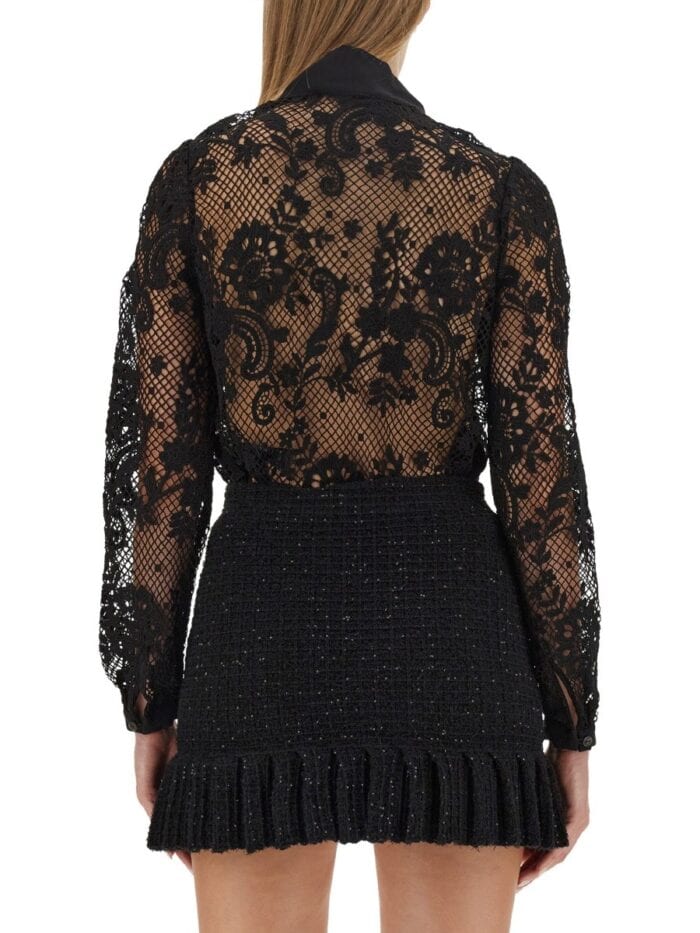 SELF-PORTRAIT SHIRT WITH BOW