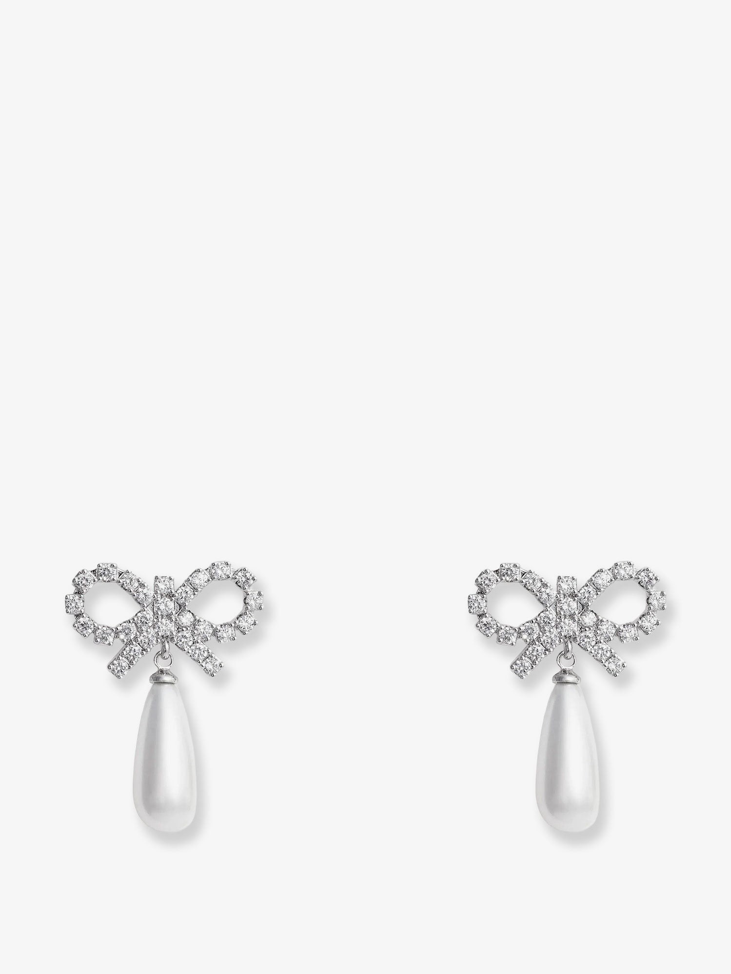 SELF PORTRAIT Silver Brass Earrings