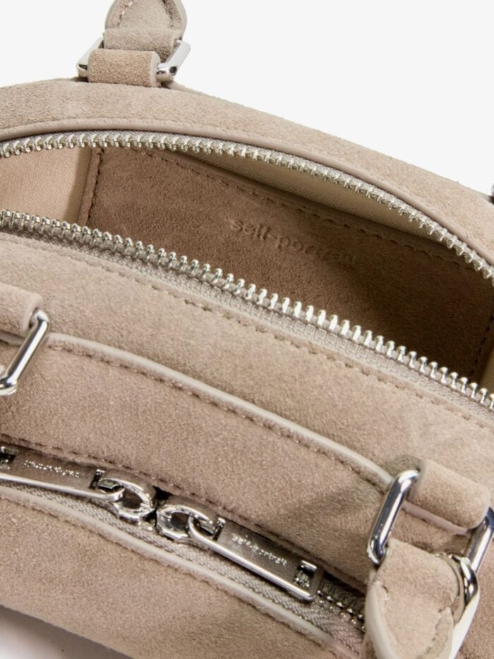 SELF PORTRAIT Suede Shoulder Bag With Charms