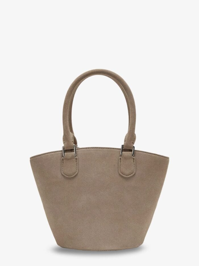 SELF PORTRAIT Suede Shoulder Bag With Charms