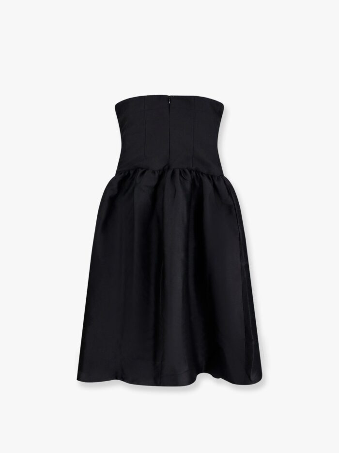 SELF PORTRAIT Taffeta' Décolleté Dress With Maxi Bow