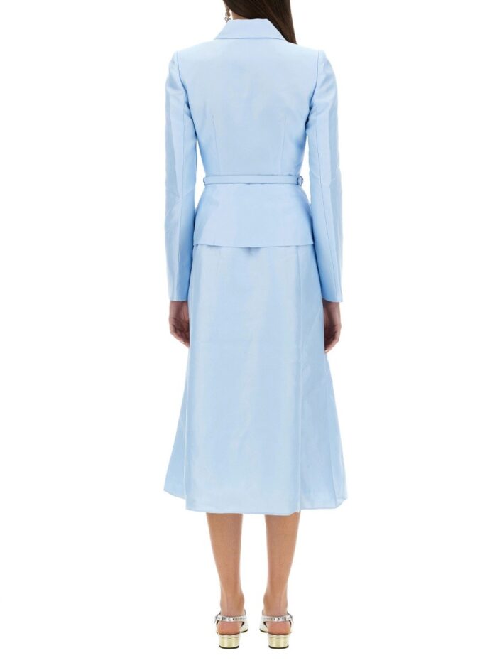 SELF-PORTRAIT TAFFETA MIDI DRESS