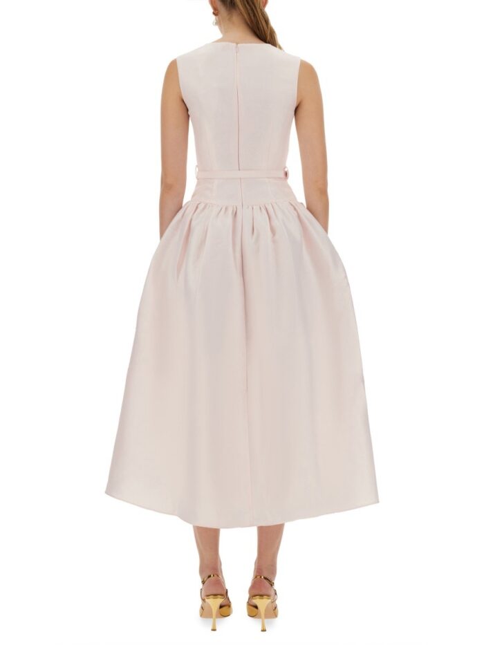 SELF-PORTRAIT TAFFETA MIDI DRESS