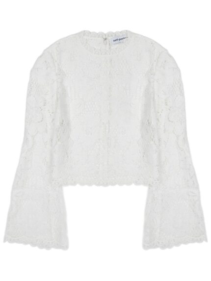 SELF-PORTRAIT TOP IN CROCHET