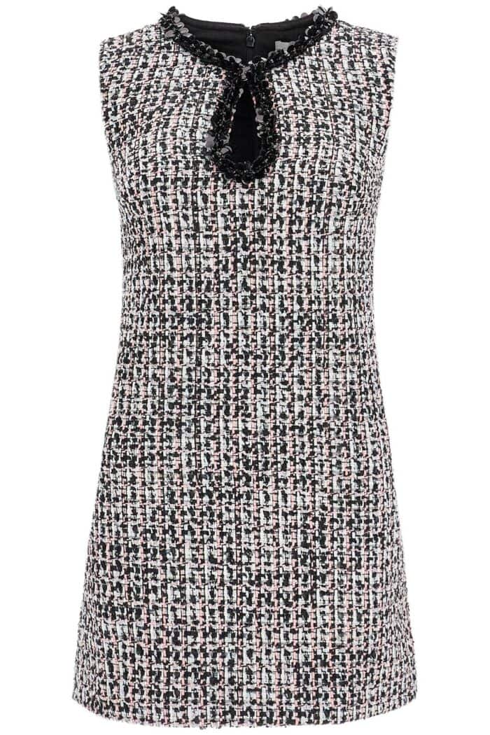 SELF PORTRAIT Tweed Boucl Mini Dress With